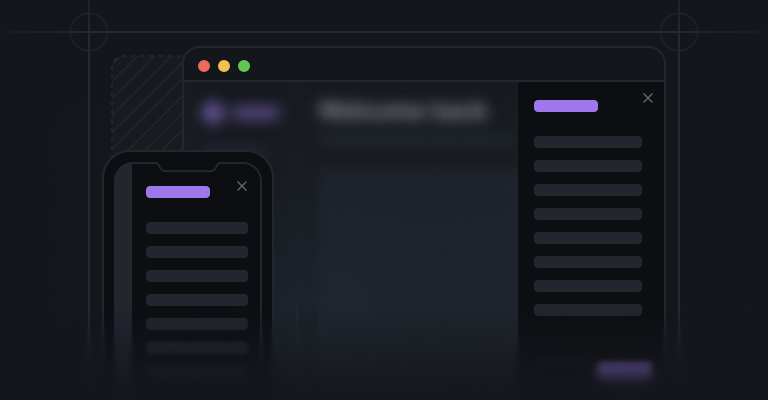 Slideout menus